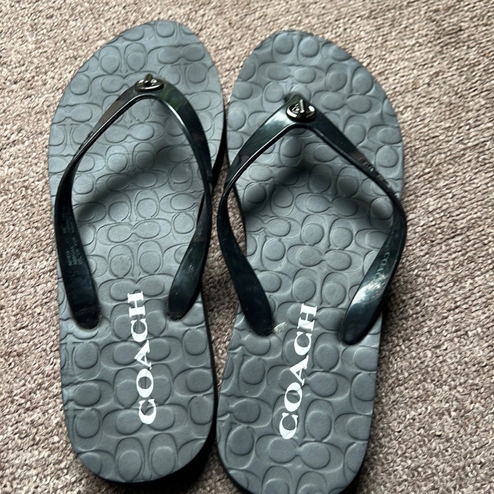 Coach flip flops